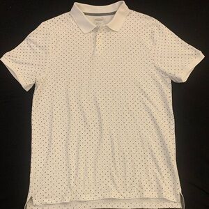 OLD NAVY SS Cotton/Poly Polka Dot Polo